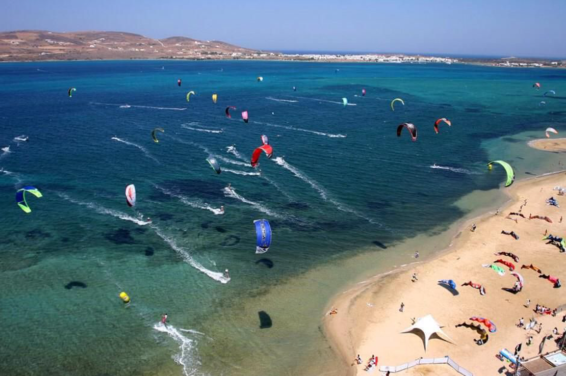 Kitesurfing and Other Water Sports on Antiparos Island